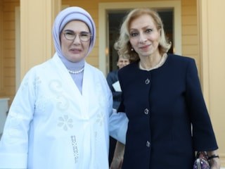 Emine Erdoğan, Lübnan Başbakanı'nın eşi Sahar Selam'ı İstanbul'da ağırladı