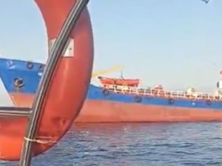 Yalova açıklarında tankerin çarptığı tekne battı