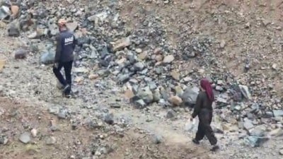 Berit Dağı'nda mahsur kalan kadın, drone destekli aramayla kurtarıldı