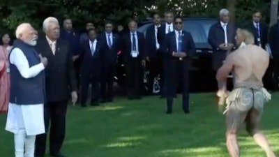 Hindistan Başbakanı Modi, Yeni Zelanda'da Haka dansı ile karşılandı