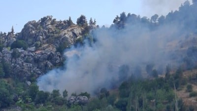 Antalya'da zirai alanda çıkan yangın söndürüldü