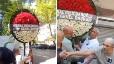 Kılıçdaroğlu'nun gönderdiği çelenk, Ahmet Telli'nin cenaze törenine alınmadı
