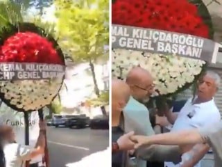 Kılıçdaroğlu'nun gönderdiği çelenk, Ahmet Telli'nin cenaze törenine alınmadı