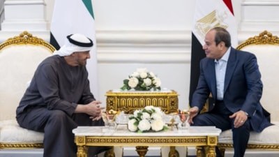 Mısır'da Sisi ile Al Nahyan bölgesel gelişmeleri ele aldı