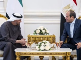 Mısır'da Sisi ile Al Nahyan bölgesel gelişmeleri ele aldı
