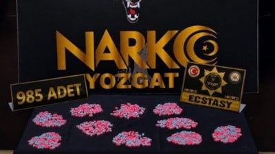 Yozgat'ta 985 adet uyuşturucu hap ele geçirildi