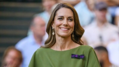 İngiltere Kraliyet Ailesi, tam kadro tenis maçında