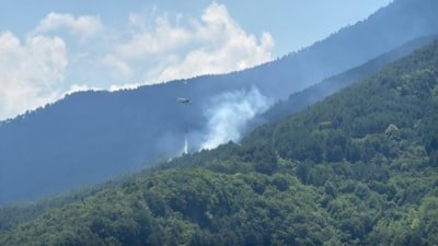 Karabük'te orman yangını