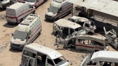 Gazze'de ambulans krizi derinleşiyor: Filonun yüzde 70'i hizmet dışı kaldı