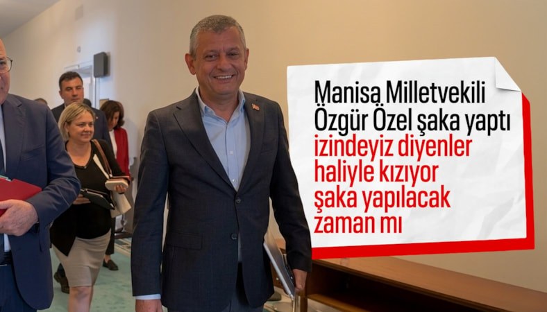 Özgür Özel'den gazetecilere şaka: Yeni partinin adını belirledik