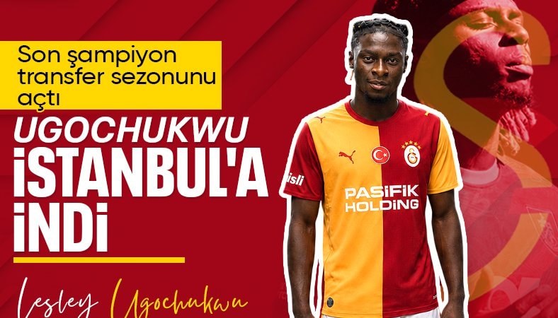 Galatasaray sezonun ilk transferini bitirdi: Lesley Ugochukwu...