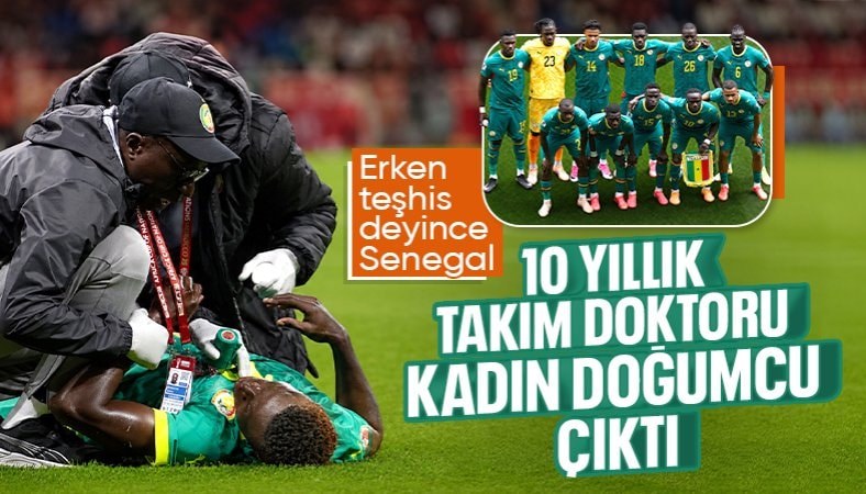 Senegal Milli Takımı'nın 10 yıllık doktorunun jinekolog olduğu belirlendi!