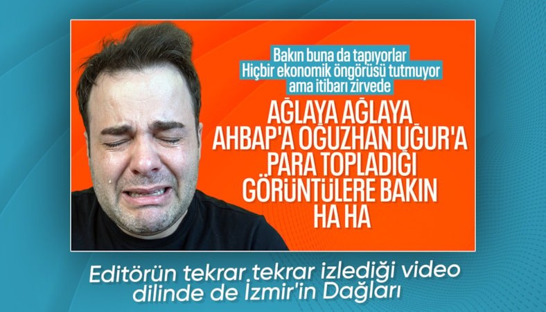 Özgür Demirtaş’ın deprem zamanı ağlayarak yaptığı yayın ortaya çıktı: Ahbap'a seslendi
