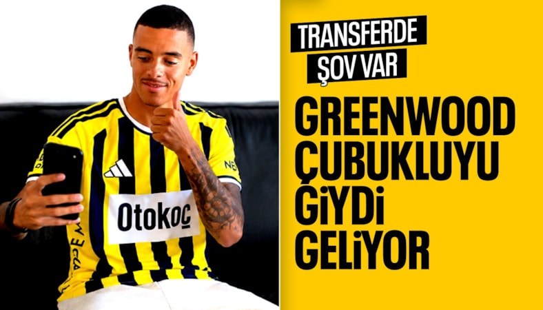 Fenerbahçe'nin yeni transferi Mason Greenwood, sarı lacivertli formayı giydi