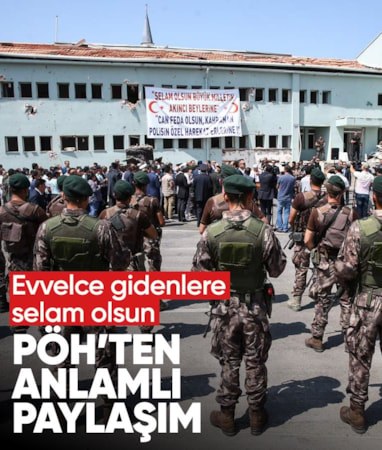 15 Temmuz'da 51 şehit veren PÖH'ten anlamlı klip