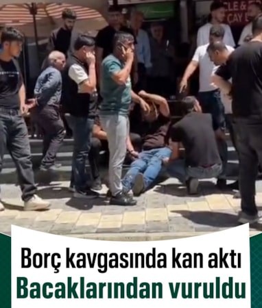 Batman'da borç kavgası: Bacaklarından vuruldu
