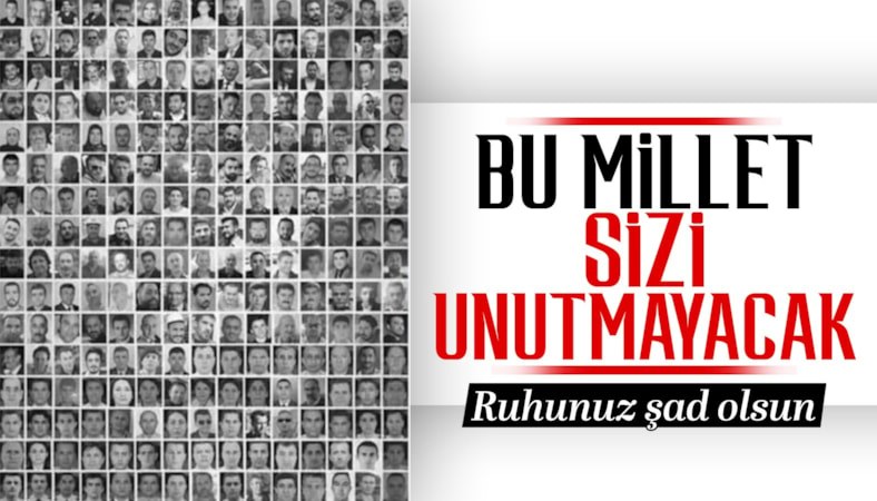 15 Temmuz'un kahramanları: 251 şehit unutulmadı, unutulmayacak