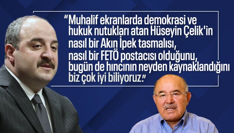 Mustafa Varank'tan Hüseyin Çelik'e tepki: FETÖ postacılığı yaptı, bizi tehdit etti