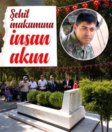 15 Temmuz kahramanı şehit Ömer Halisdemir'in kabrinde yoğunluk yaşanıyor