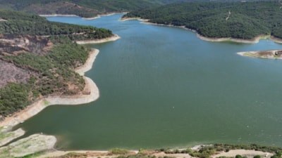 İstanbul'da barajların doluluk oranı yüzde 60'ın altına düştü