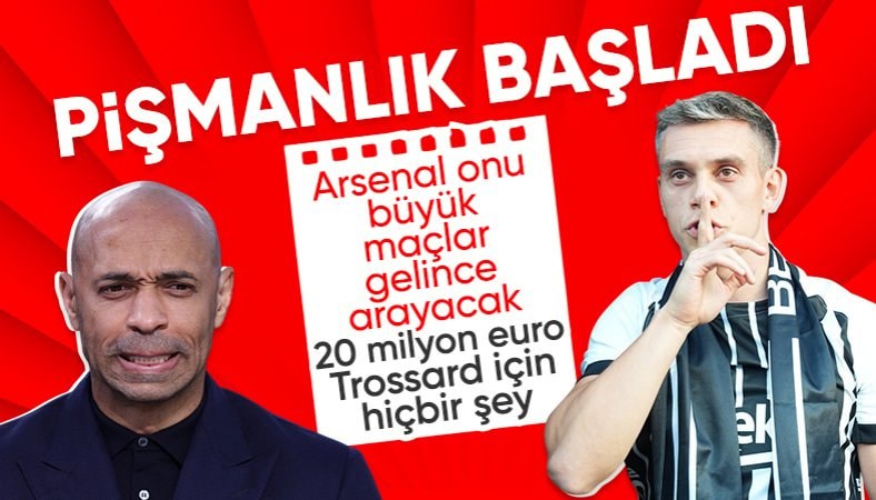 Thierry Henry'den Arsenal'e Trossard tepkisi: Pişman olurlarsa hiç şaşırmayın!