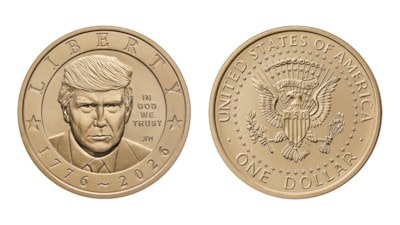 ABD'de Trump'ın yer aldığı altın para basılacak