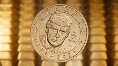 Beyaz Saray, Donald Trump'ın portresini taşıyan yeni anma parasını tanıttı
