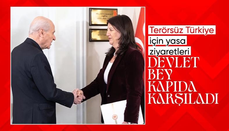 DEM Parti heyetinden Devlet Bahçeli'ye ziyaret