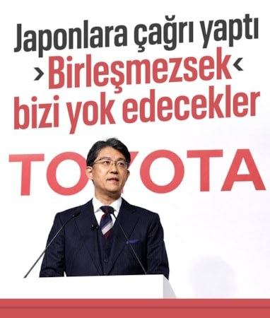 Toyota'dan Japon üreticilere çağrı: Birleşmezsek yok olacağız