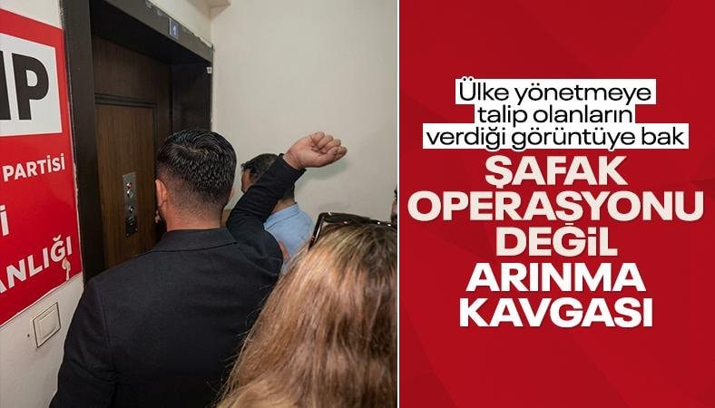 CHP Nazilli İlçe Başkanlığı'na atanan Naim Atmaca, binaya alınmayınca kapıyı yumrukladı