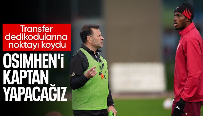 Okan Buruk duyurdu: Victor Osimhen de yeni seçeceğimiz kaptanlar arasında