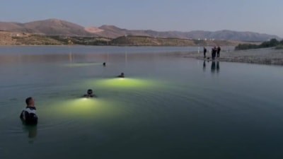 Malatya'da infaz koruma memuru barajda can verdi