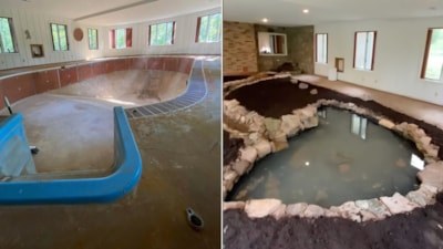 Eski evi satın aldı, zemini sökünce gördüklerine inanamadı