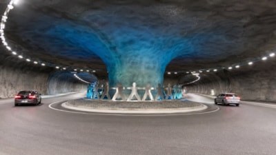 Okyanusun 72 metre altına kavşak yaptılar: 64 dakikalık yol 16 dakikaya indi