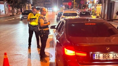 Bursa polisinden ‘Huzur’ uygulaması: 24 sürücüye ceza yazıldı