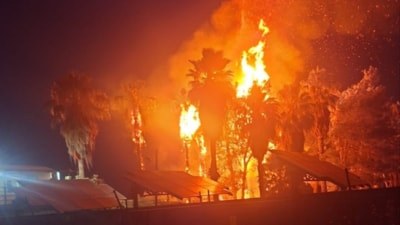Şanlıurfa’da tarım araştırma istasyonunda yangın