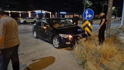 Eskişehir'de otomobil ile ticari taksi çarpıştı
