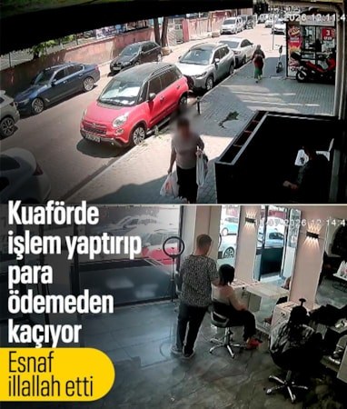 İstanbul'da kuaförde saçını yaptırdı: Ödeme yapmadan kaçtı