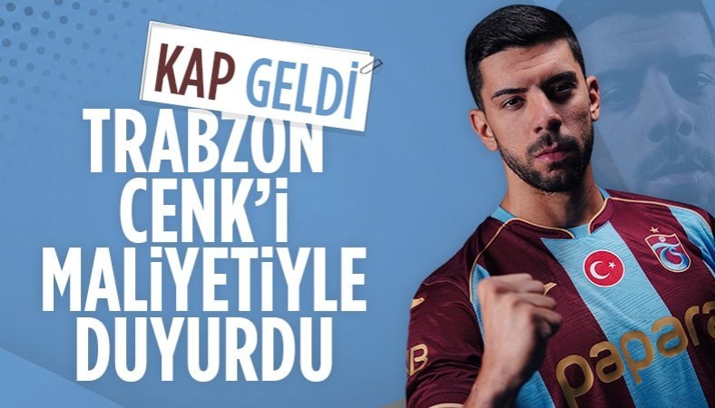 Cenk Özkacar, Trabzonspor'da: Sözleşmenin detayları açıklandı...