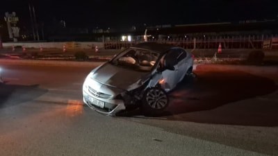 Eskişehir'de alkollü sürücü kaza yaptı