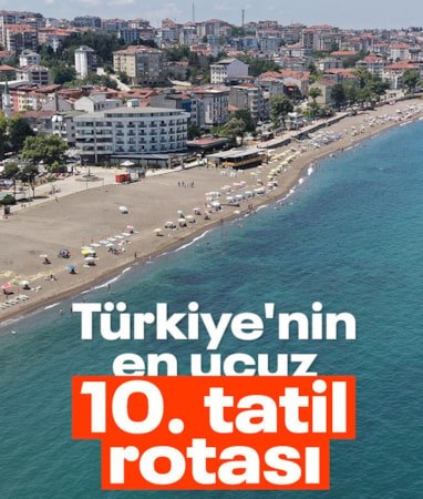 Türkiye'nin en ucuz 10. tatil rotası: Düzce'nin Akçakoca ilçesi