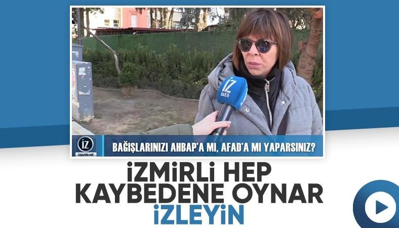 Deprem sonrası İzmir'de yapılan röportaj gündemde: AFAD mı Ahbap mı?