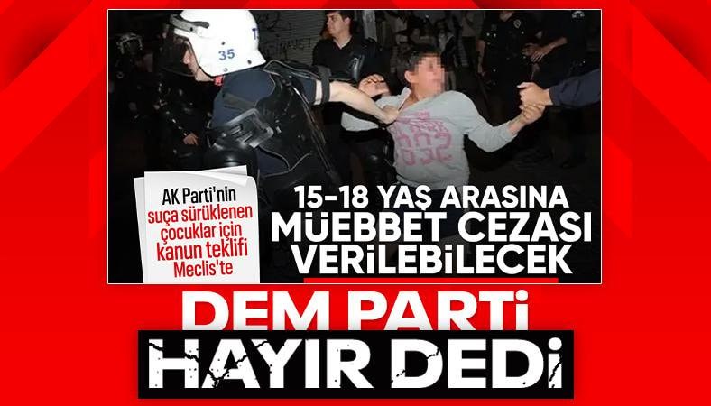 DEM Milletvekili Beritan Güneş, suç işleyen çocukların yargılanmasına karşı çıktı