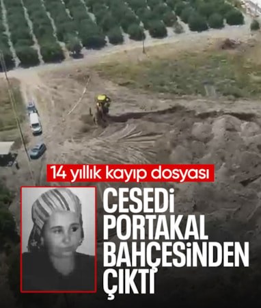 Hatay'da 14 yıldır kayıp olarak aranan kadının cansız bedeni ortaya çıktı