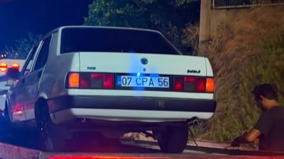 Antalya'da alkollü yakalanan sürücünün ehliyetine 5 yıl el koyuldu