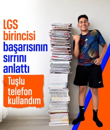 Malatya'da LGS birincisi olan Hamza, başarısının sırrını anlattı