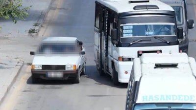 Kırıkkale'de ehliyetsiz sürücünün kaçış planını drone bozdu