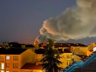 TEI Eskişehir yerleşkesinde yangın: İmalat bölümüne havadan ve karadan müdahale
