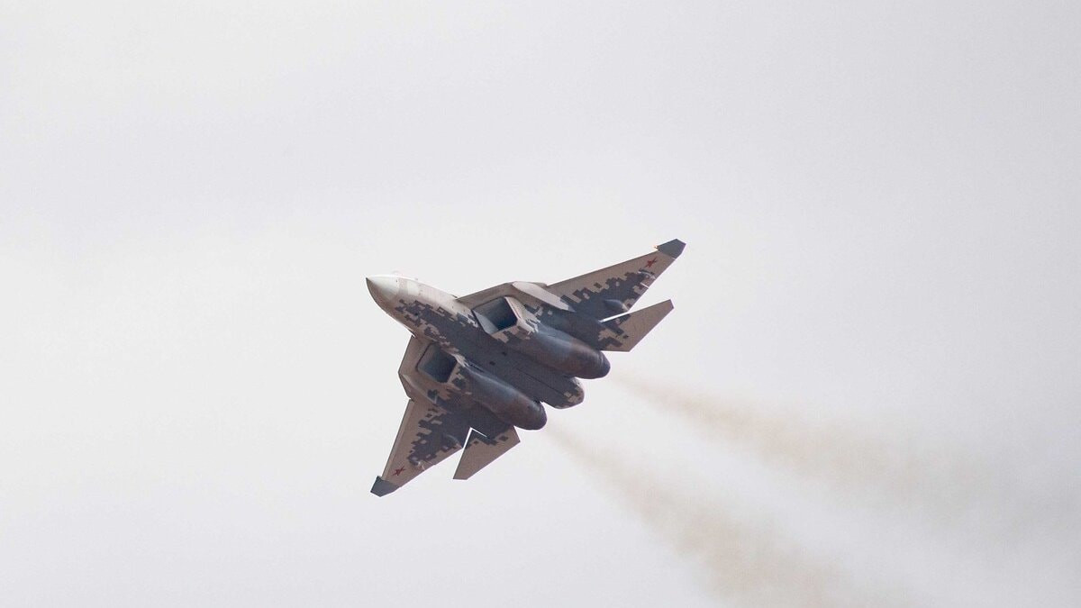 Rusya'da Su-57 Tipi Savaş Uçağı Düştü