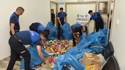Şanlıurfa'da 5 ton sağlıksız gıda imha edildi